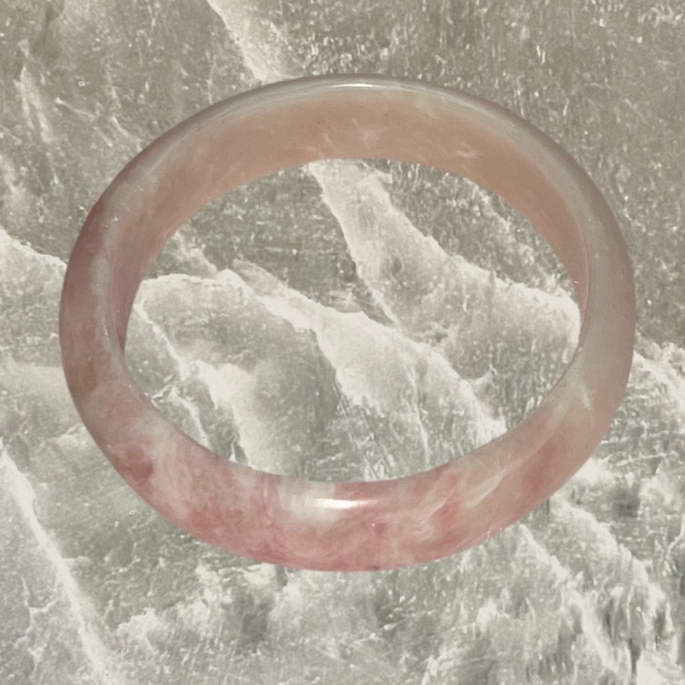 Pink Opal Bangle